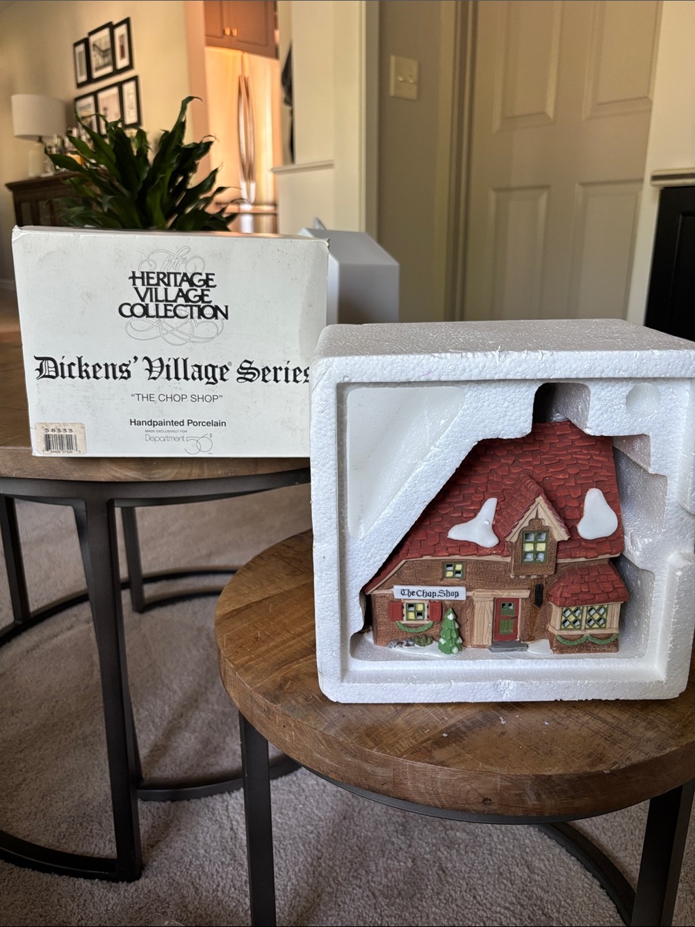 Dept 56 Dickens Village Series The Chop Shop